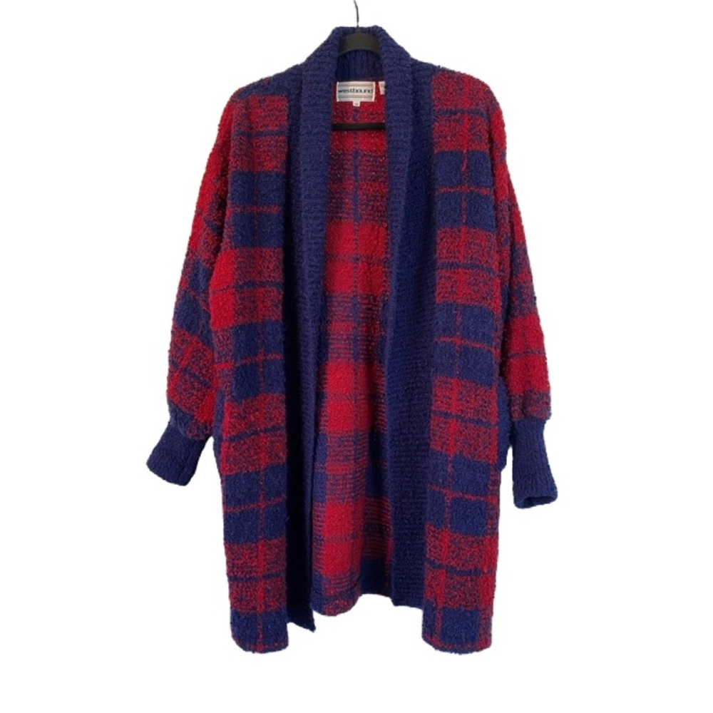 Vintage Westbound Plaid Cardigan